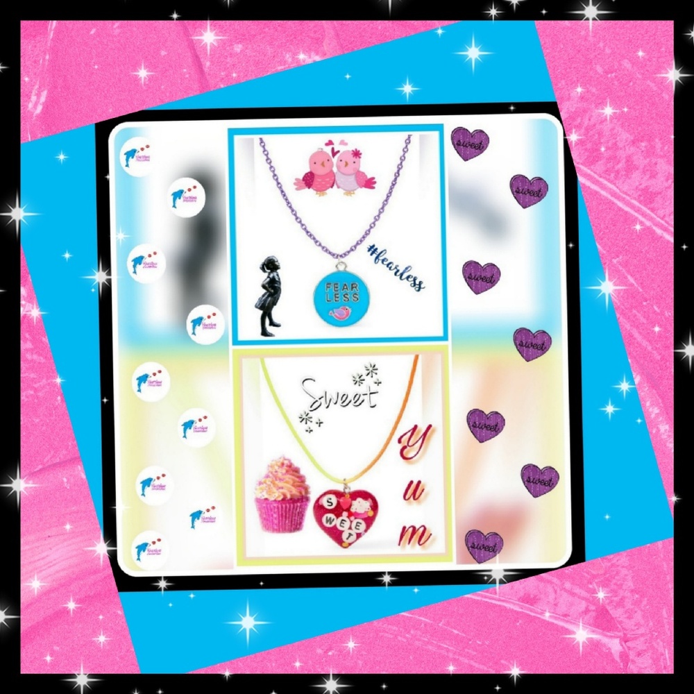 5 ⭐ Rated Girls "Sweet" / "Fearless" Necklaces